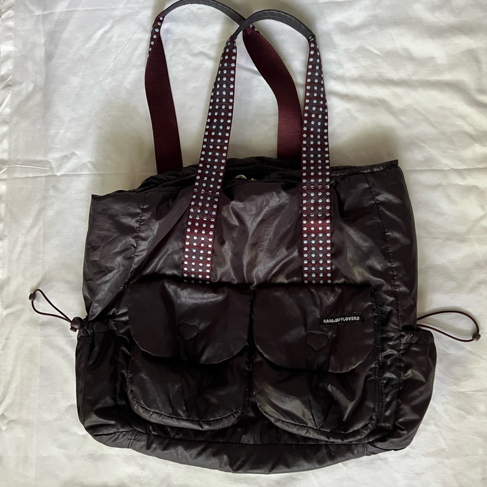 Harajuku Lovers Black Puffer Bag